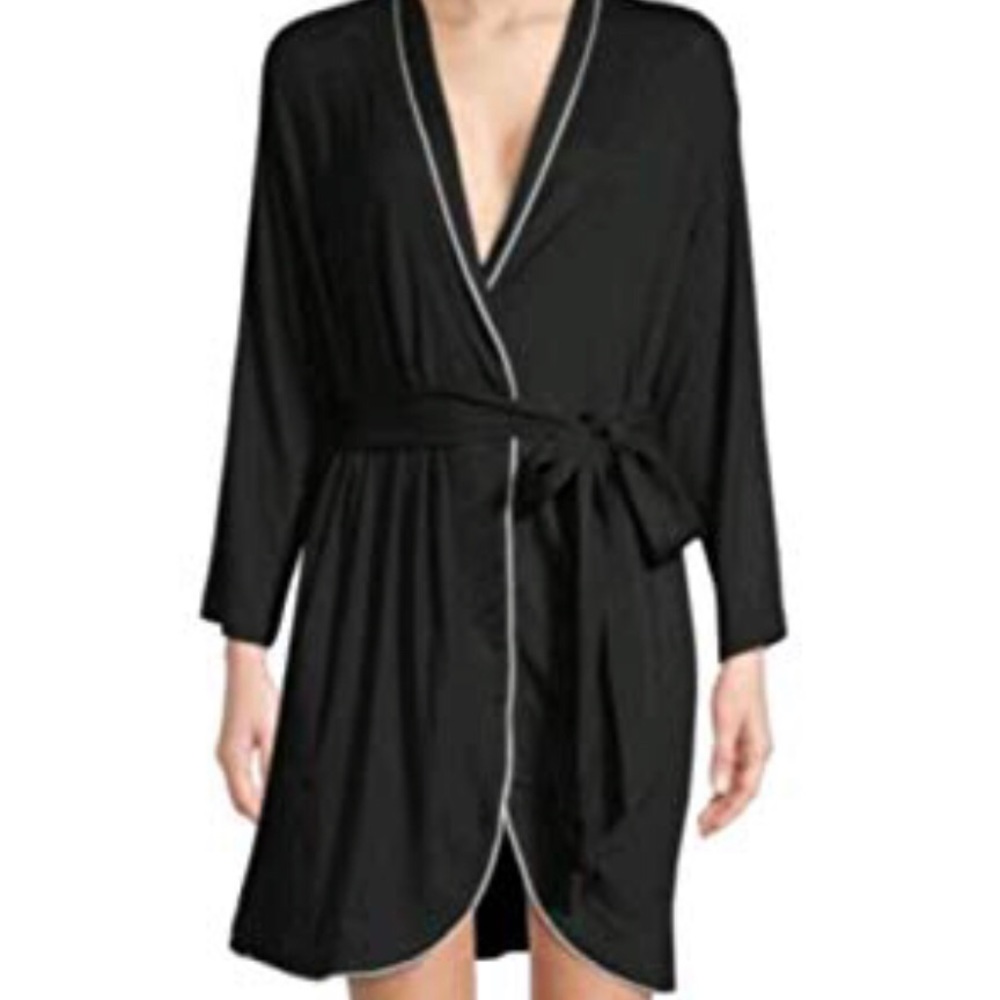 Kate Spade Robe Cover-Up Black NEW Size M Medium